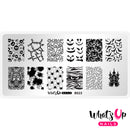 Whats Up Nails - B023 Creepin It Real Stamping Plate