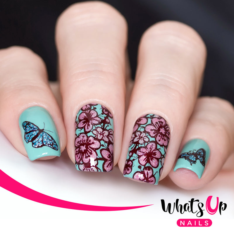 Whats Up Nails - B028 Tropical Escape Stamping Plate