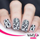 Whats Up Nails - B036 Eeks and Screams Stamping Plate