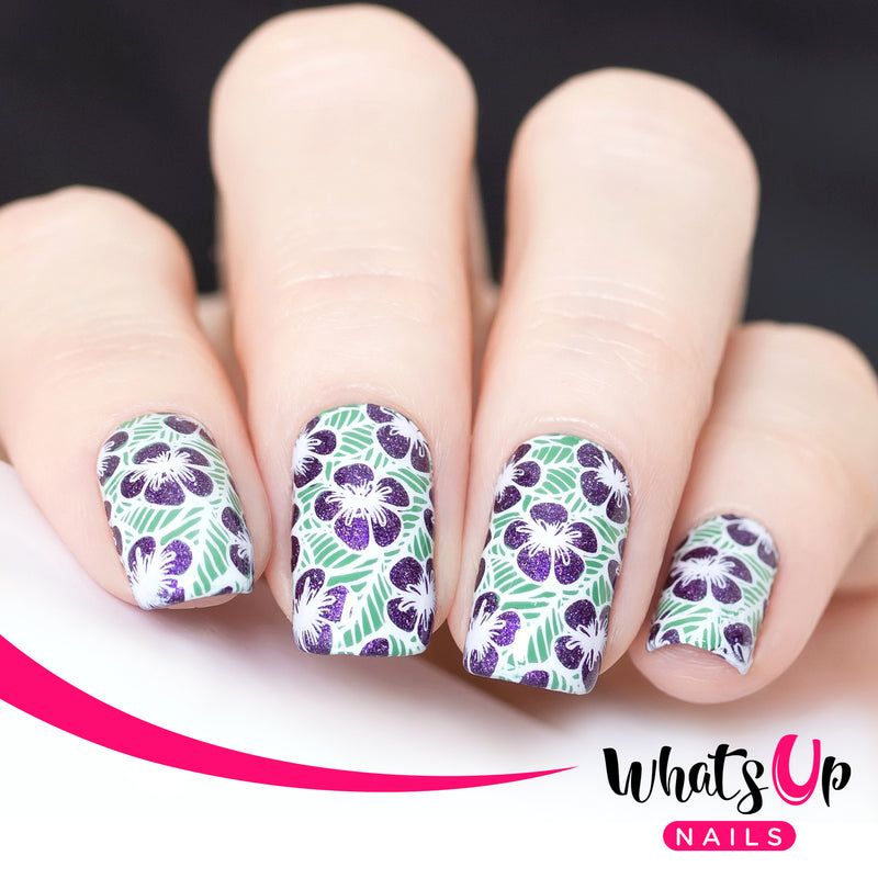 Whats Up Nails - B037 Growing Beauty Stamping Plate