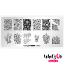 Whats Up Nails - B037 Growing Beauty Stamping Plate