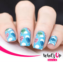 Whats Up Nails - B042 Head in the Clouds Stamping Plate