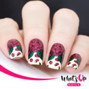 Whats Up Nails - B044 From Ground Comes Life Stamping Plate