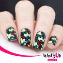 Whats Up Nails - B045 Sprung On Spring Stamping Plate