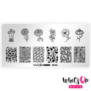 Whats Up Nails - B046 Petal to the Metal Stamping Plate