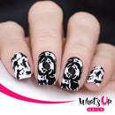 Whats Up Nails - B047 Everyday is Caturday Stamping Plate