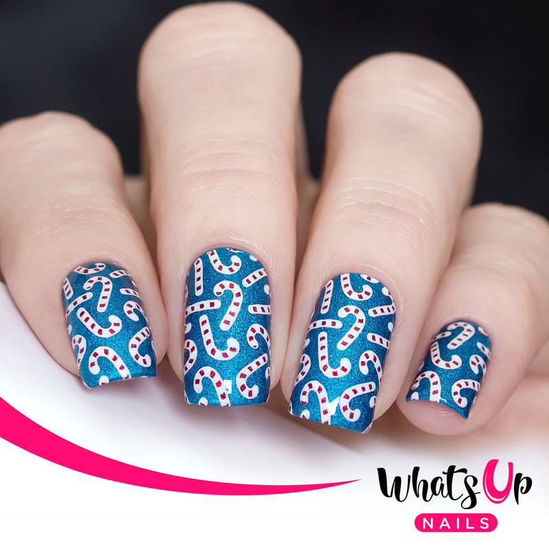 Whats Up Nails - B050 Count On Me! Stamping Plate