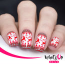 Whats Up Nails - B050 Count On Me! Stamping Plate