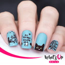 Whats Up Nails - B052 sveta_sanders Stamping Plate