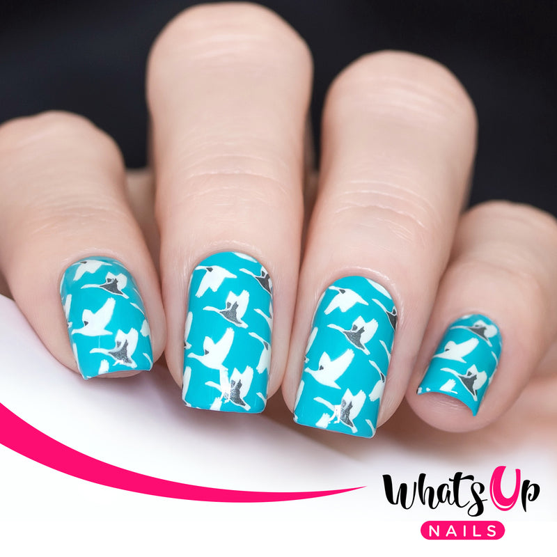 Whats Up Nails - B053 That's Pretty Autumn! Stamping Plate