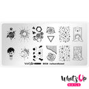 Whats Up Nails - B058 nailsandtowel Stamping Plate