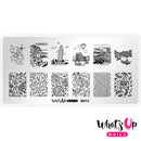 Whats Up Nails - B073 Ciao Italia Stamping Plate