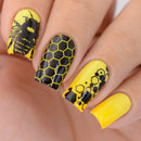 Whats Up Nails - B075 Somewhere in Bee-tween Stamping Plate