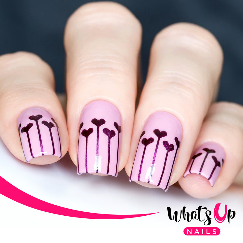 Whats Up Nails - Balloons Stencils