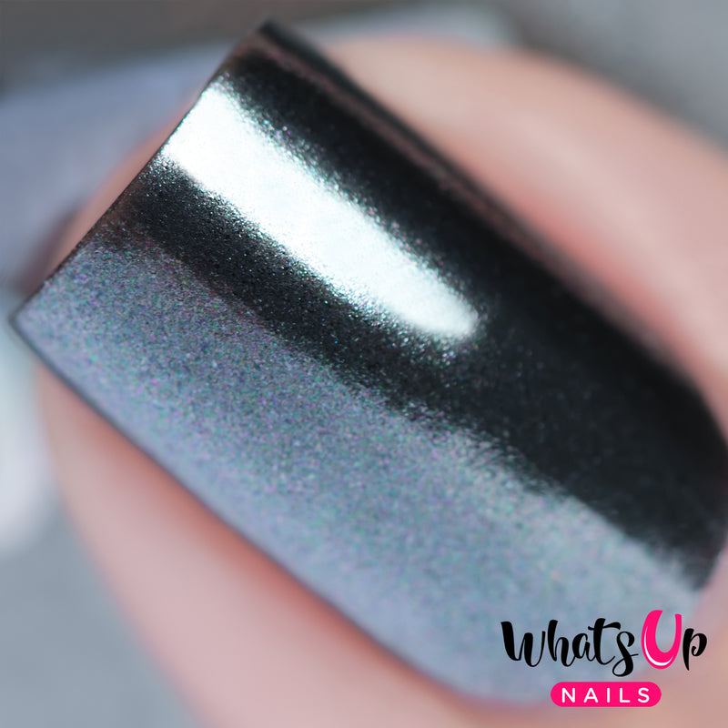 Whats Up Nails - Black Chrome Powder (Discontinued)