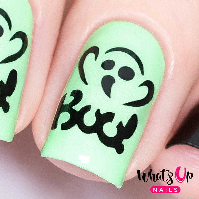 Whats Up Nails - Boo! Stencils