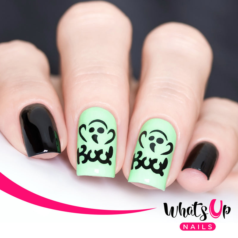 Whats Up Nails - Boo! Stencils
