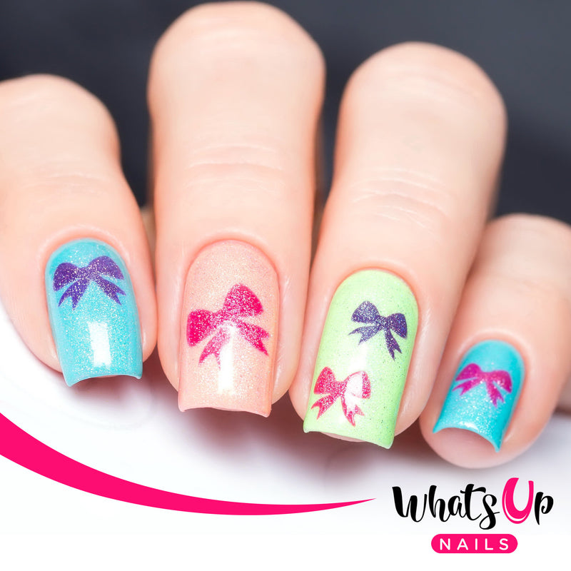 Whats Up Nails - Bow Stencils