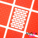 Whats Up Nails - Bricks Stencils