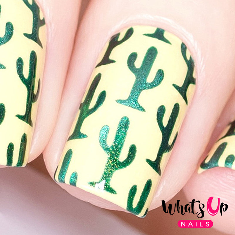 Whats Up Nails - Cactus Stencils