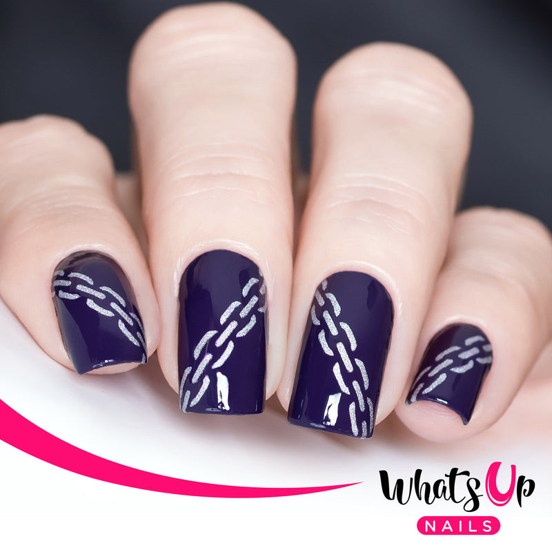Whats Up Nails - Chain Stencils
