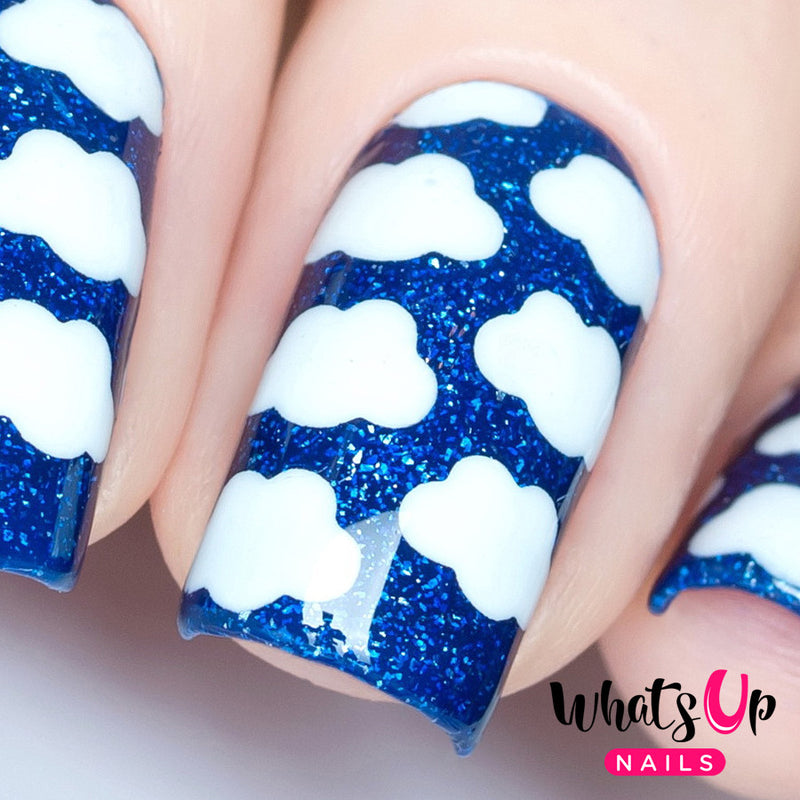Whats Up Nails - Clouds Stencils