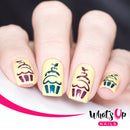 Whats Up Nails - Cupcake Stencils