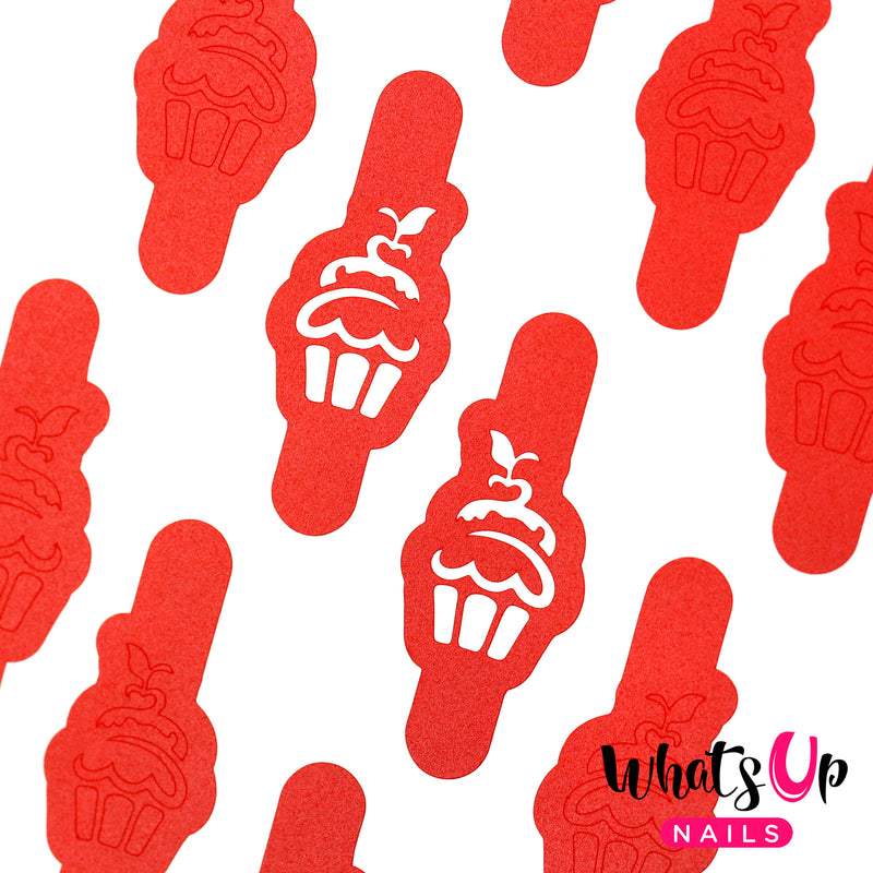 Whats Up Nails - Cupcake Stencils