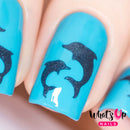 Whats Up Nails - Dolphins Stencils
