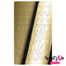 Whats Up Nails - Dripping Flames Stickers (Gold) - Daily Charme Collaboration