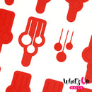 Whats Up Nails - Festive Globes Stencils