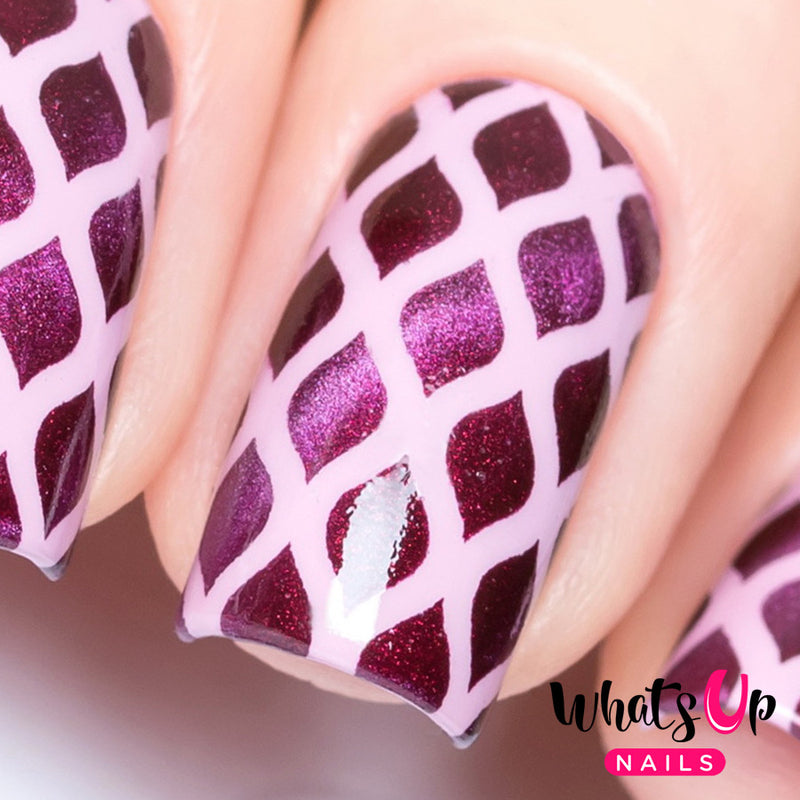 Whats Up Nails - Fishnet Stencils