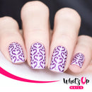 Whats Up Nails - Fleur De Heart Stencils