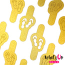 Whats Up Nails - Flip Flops Stencils
