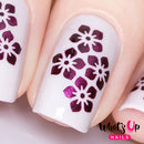 Whats Up Nails - Florets Stencils
