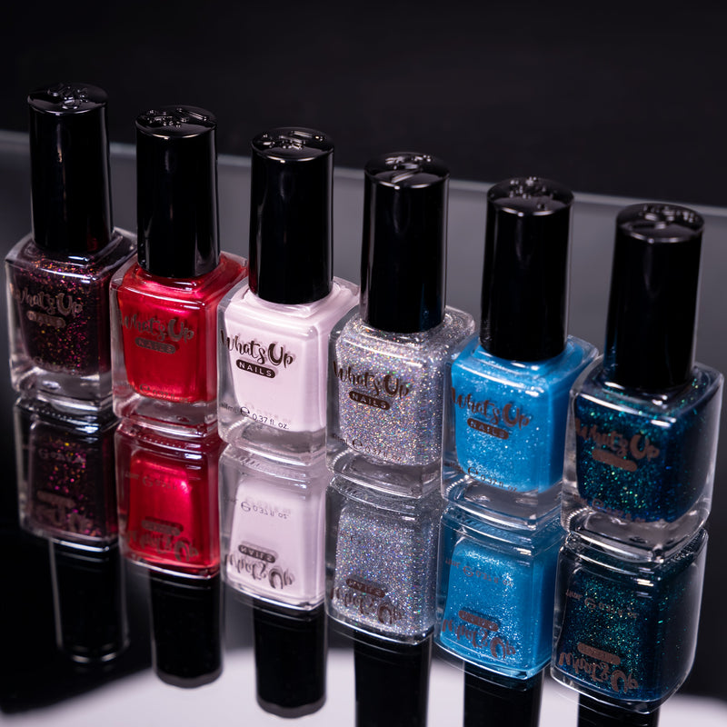 Whats Up Nails - Frosted Tips Collection (6 Nail Polishes)