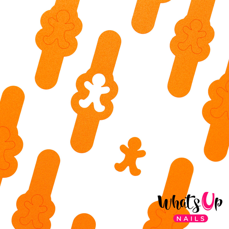 Whats Up Nails - Gingerbread Man Stencils