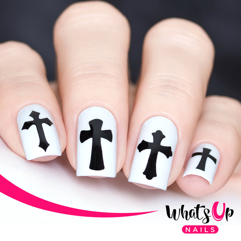 Whats Up Nails - Gothic Stencils