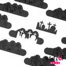 Whats Up Nails - Graveyard Stencils