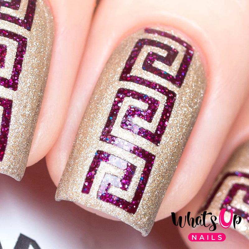 Whats Up Nails - Greek Stencils