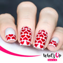 Whats Up Nails - Heart Lines Stencils