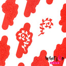 Whats Up Nails - Heart Vine Stencils