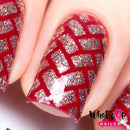 Whats Up Nails - Herringbone Stencils