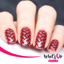 Whats Up Nails - Herringbone Stencils