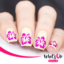 Whats Up Nails - Hibiscus Stencils