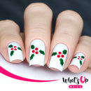 Whats Up Nails - Holly Stencils