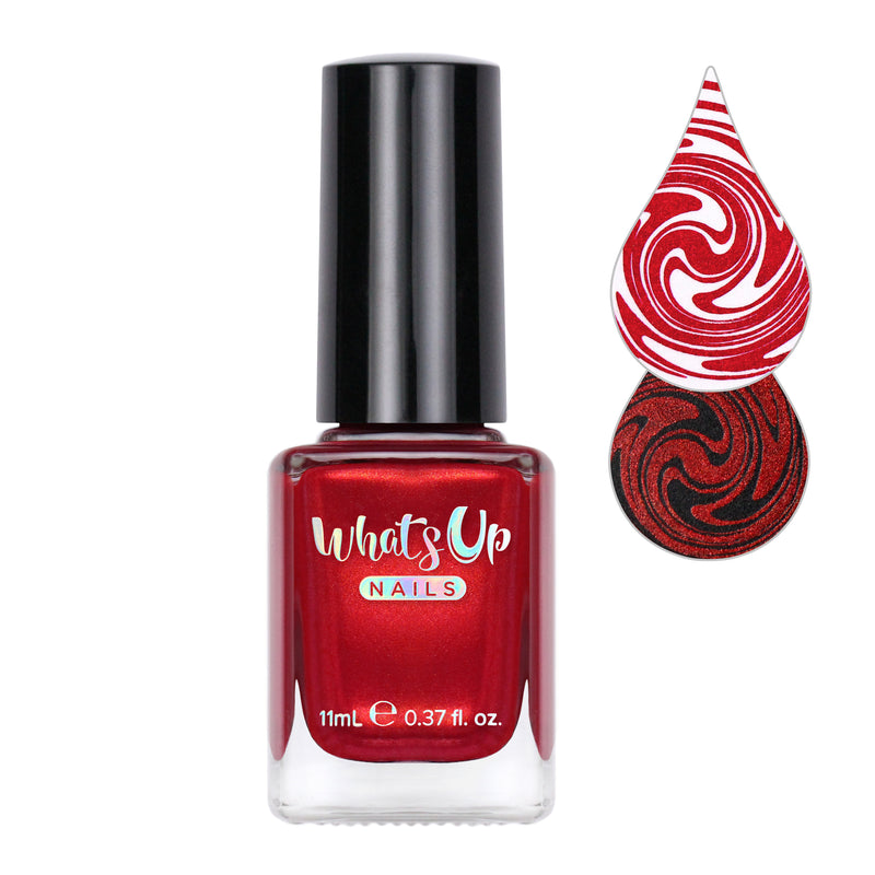 Whats Up Nails - Hotter than Red Stamping Polish