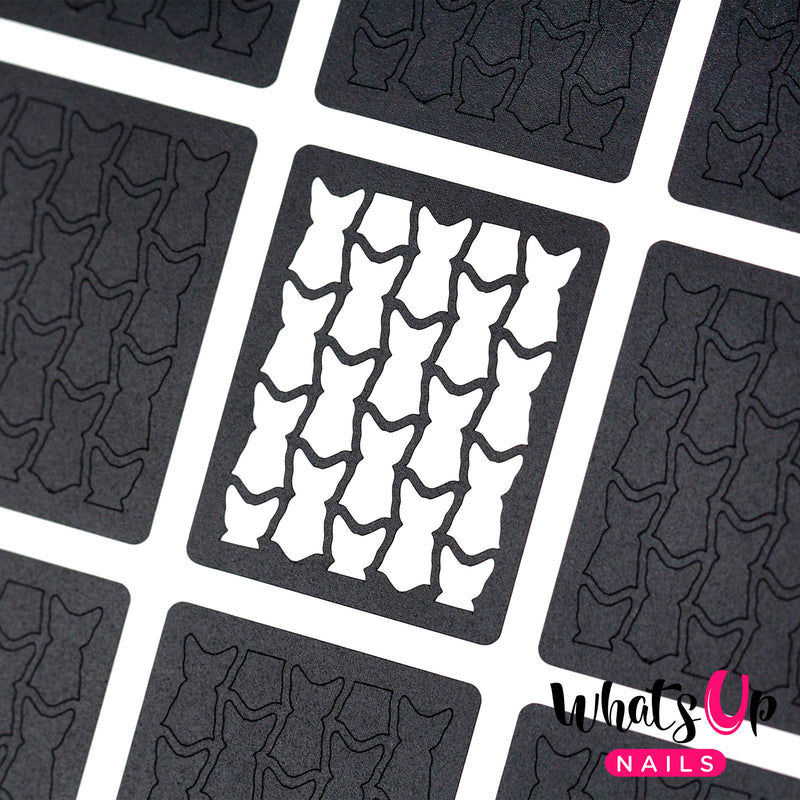 Whats Up Nails - Le Chat Noir Stencils (Discontinued by WUN)