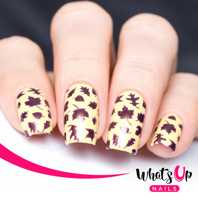 Whats Up Nails - Leaves Stencils