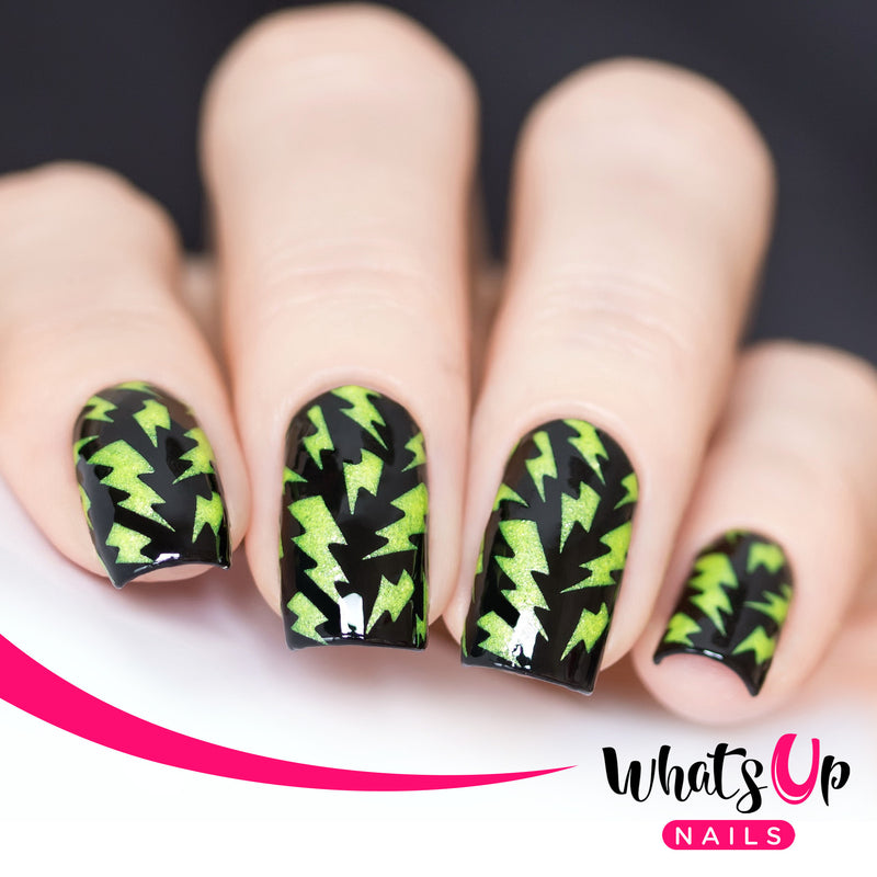 Whats Up Nails - Lightning Bolts Stencils
